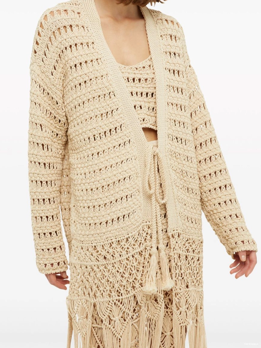 Affordable Love to crochet Alanui Letter Women cardigan India 0326